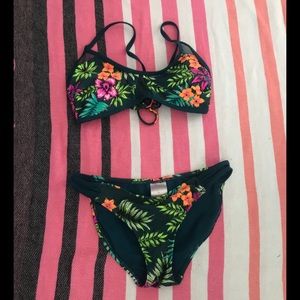 Floral 2pc Swim Suit